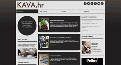 Desktop Screenshot of kava.hr