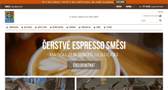 Desktop Screenshot of kava.cz